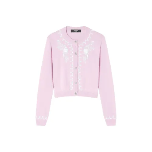 VERSACE Трикотаж Женский Светло-Розовый