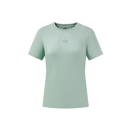 PONY T-Shirt Женская Синяя Зеленая