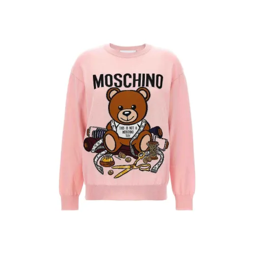 MOSCHINO Розовые Женские Свитеры