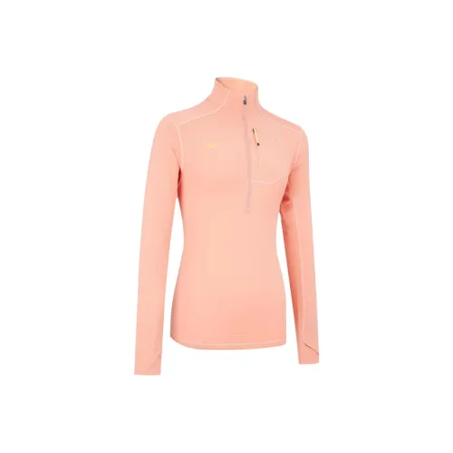 HOKA ONE ONE 1 2 ZIP Толстовка Женская Красная Керамика