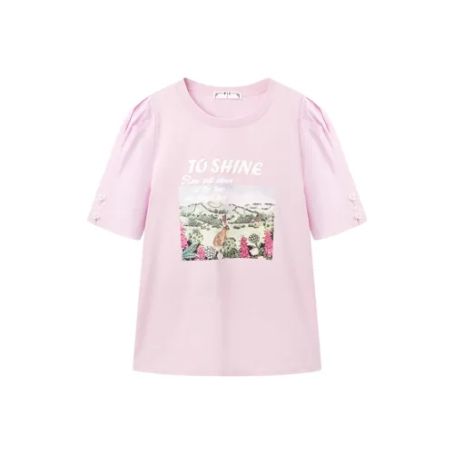 Pit T-Shirt Женская Светло-фиолетовая