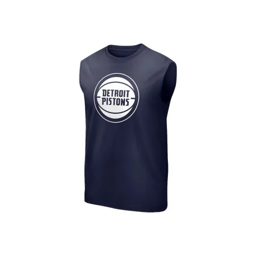 NBA Detroit Pistons Fanatics Баскетбольная Джерси Мужская Темно-синяя