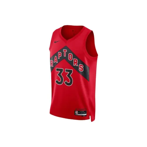 NBA Toronto Raptors Nike Icon Swingman Gary Trent Jr Баскетбольная Джерси Унисекс Красный