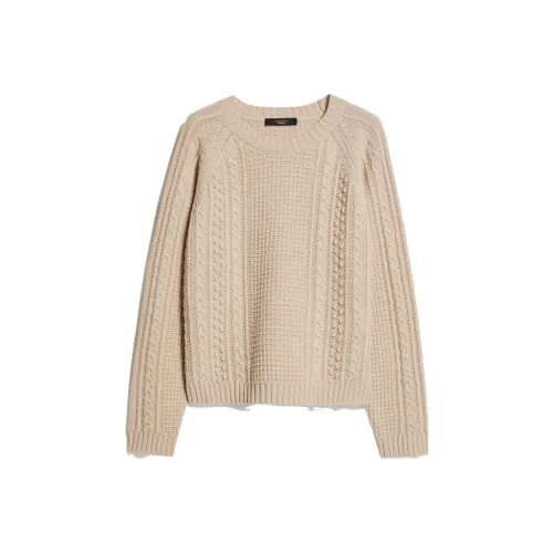 WEEKEND MaxMara Хаки Женские Свитеры