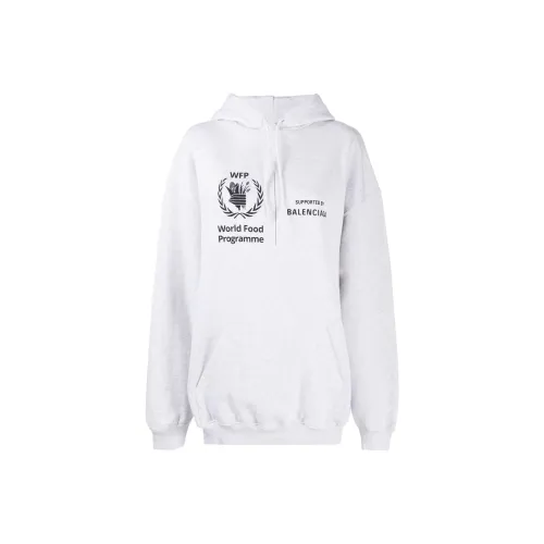 Balenciaga Толстовка Женская Серого цвета