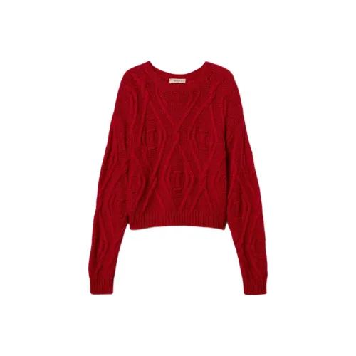 TWINSET Milano FW24 Свитер Женский Красный