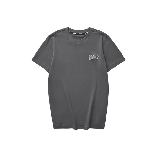 Skechers T-Shirt Женская Кованый Железо Серый