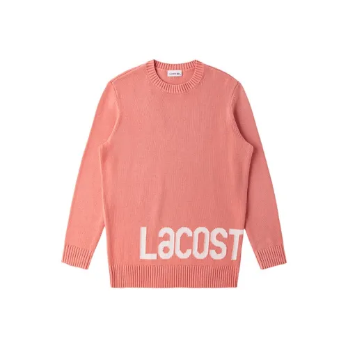 Свитер Женские Персиково-розовый в сотрудничестве с LACOSTE