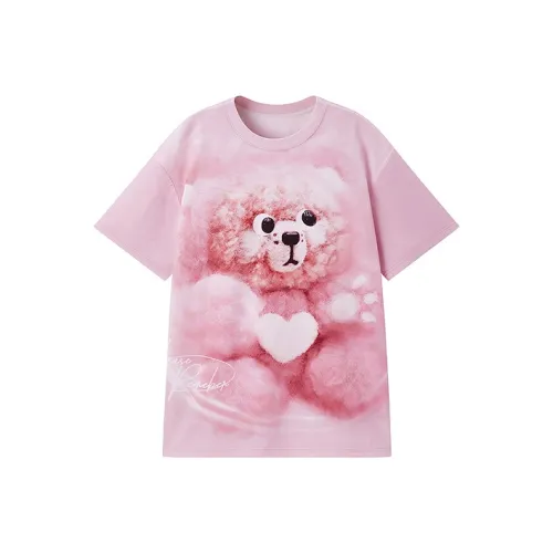 LEDIN Honey Kuma Co Branded SERIES Розовый В наличии Женские T Рубашки