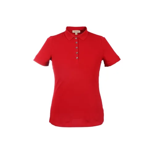 Burberry Red Women's Polo Burberry Красный Женский Поло