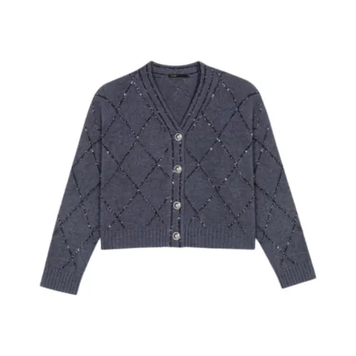 Maje Темно-серые Женские Свитеры