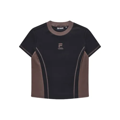 FILA FUSION URBAN TECH Комплект In с рукавом T-рубашка Женская Черный