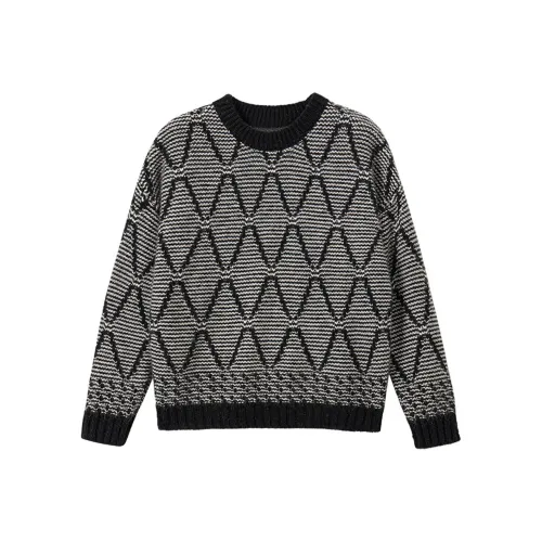 SHUXI Свитер Женские Центрифугальная Волна