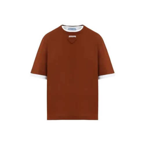 PRADA T Рубашка Женская Earth Умбра