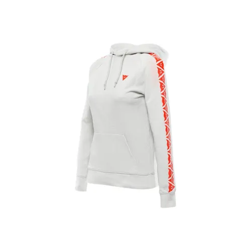 DAINESE Свитшот Полосы Свитшот Женский Светло-Серый Красный