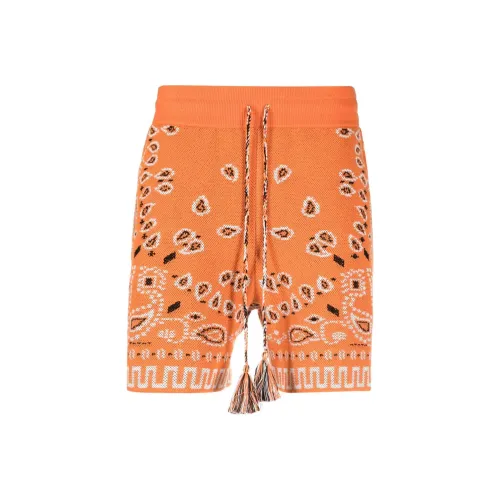 Alanui Повседневные шорты Мужские Оранжевые