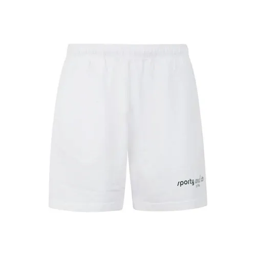 SPORTY RICH Повседневные шорты Мужские Белые