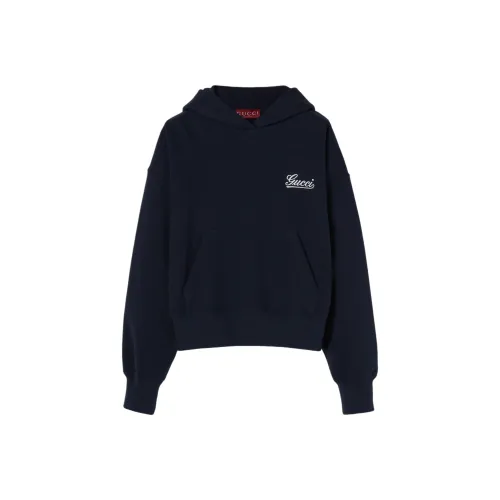 GUCCI FW24 Толстовка Женская Морской Синий