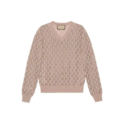 GUCCI Розовые Женские Свитеры