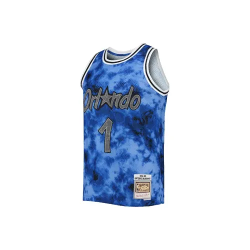 NBA Mitchellness Hall of Fame Orlando Magic Баскетбольная Джерси Мужская Синяя