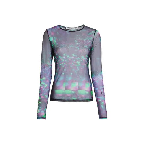 Calvin Klein T-рубашка Женская Surreal Ландшафт Европейская версия