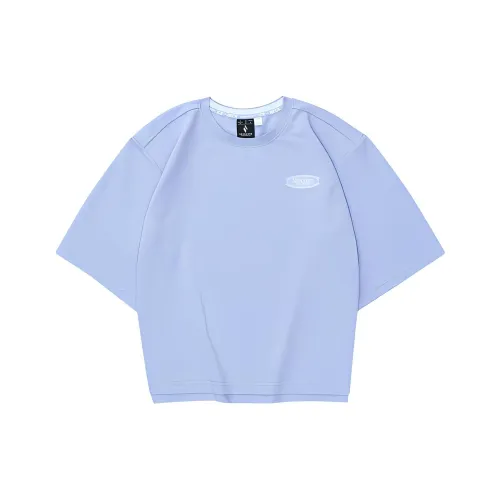 Skechers Т-рубашка с оборванным рукавом женская кварц фиолетовый