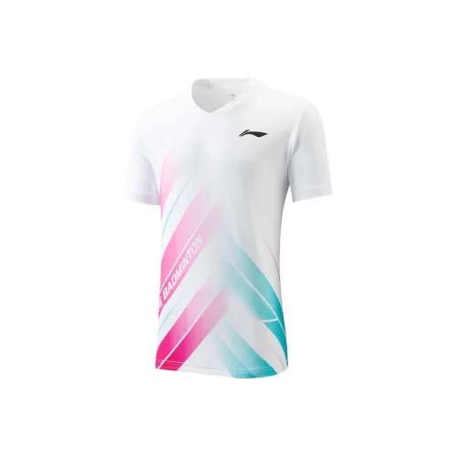 Лайнер Badminton Series Бадминтон Джерси Унисекс Стандартный Белый