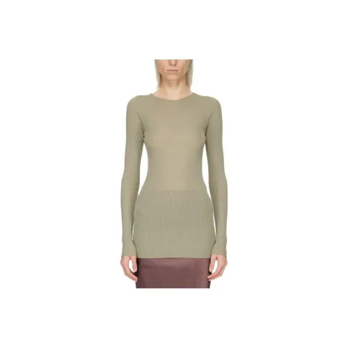 RICK OWENS Зеленые Женские Свитеры