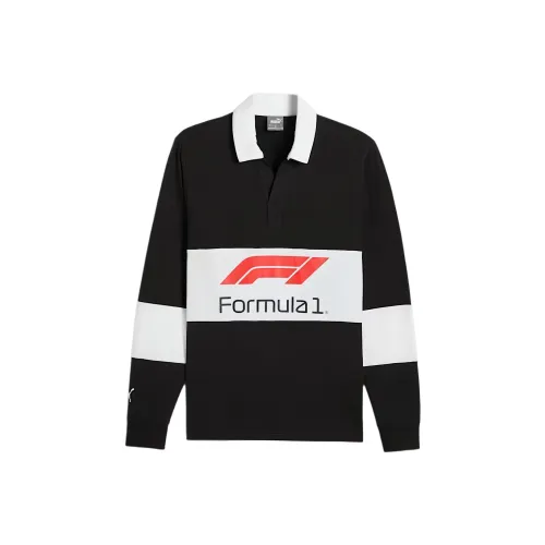 PUMA F1 SS24 Регби Джерси Мужской Черный