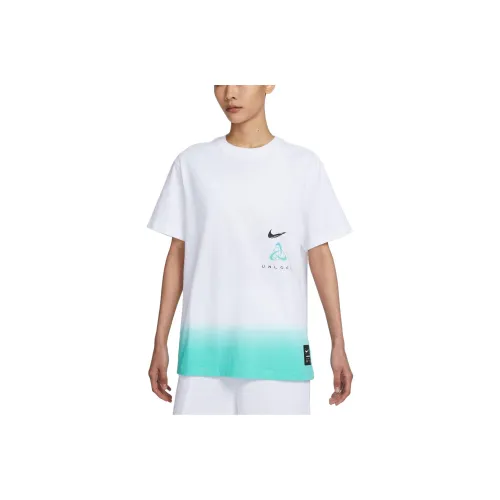 Nike SS23 Resistant High Basketball Series Рукав с оборванным плечом T-рубашка Женская