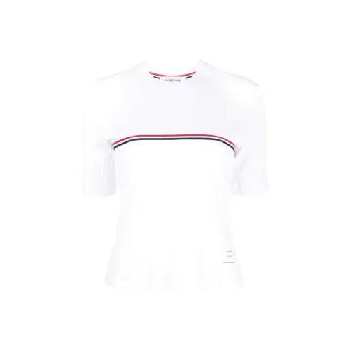 THOM BROWNE Белые Женские Футболки