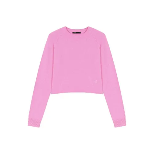 Maje Розовые Женские Свитеры