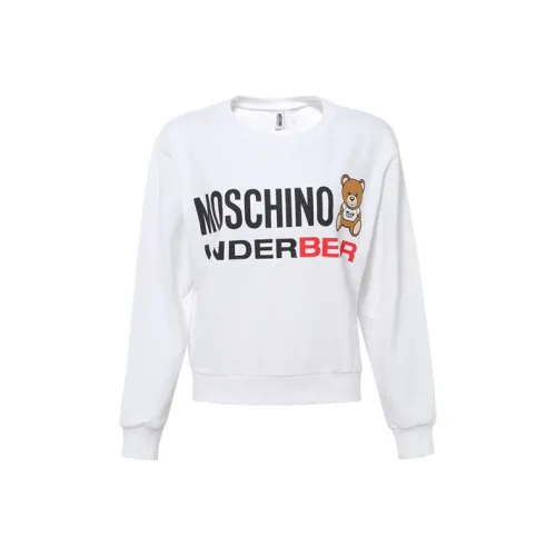 MOSCHINO Свитшот Женский Белый