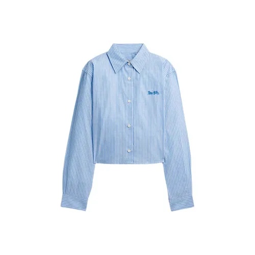 COACH Синие Женские Рубашки