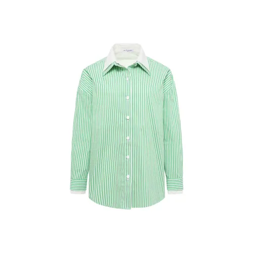 JAC FLEURANT Рубашка Женская Зеленая