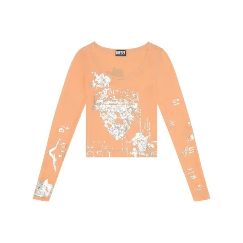 DIESEL Апельсин Женские Футболки