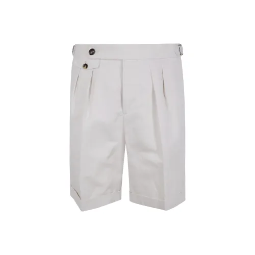 BRUNELLO CUCINELLI Повседневные шорты Мужские Белые