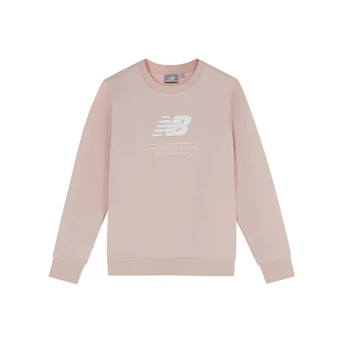 New Balance Свитшот Женский Розовый