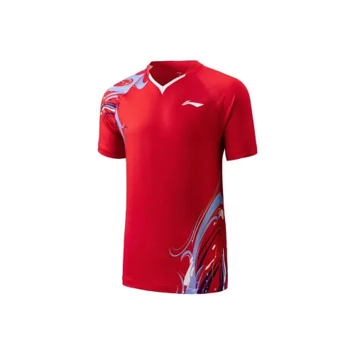 LINING Badminton Series Бадминтон Джерси Унисекс Вермильон