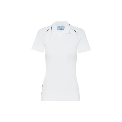 PRADA FW22 Поло Женское Белое