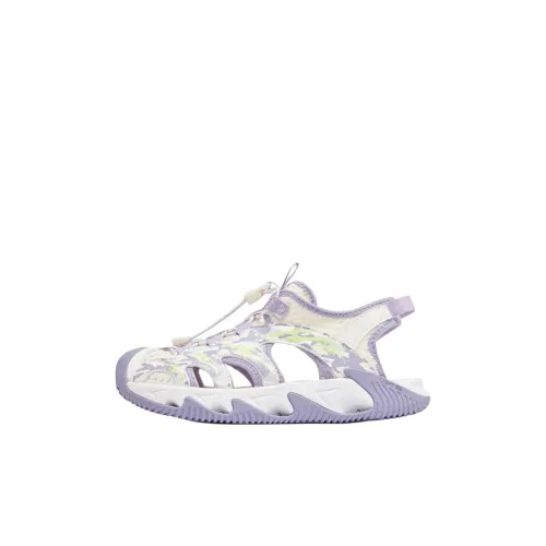 PEAK Slip-resistant Abrasion-resistant Low Top Sandals Purple Children's PEAK Противоскользящие Аbrasion-resistant Низкие Сандалии Фиолетовые Детские