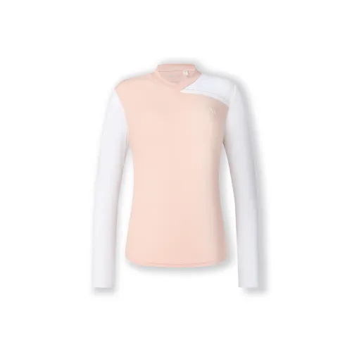 FILA Персиковый Мороженый Пудровый Женская Рубашка T