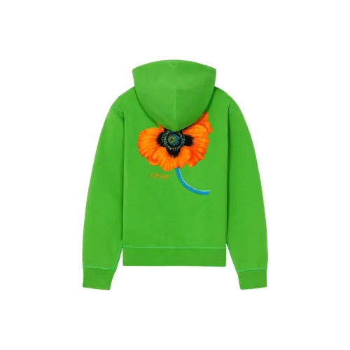 KENZO Poppy Flower Series Зеленый Женские Свитшоты