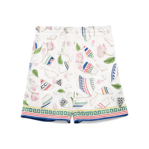 CASABLANCA FW24 Повседневные шорты Мужские Белые