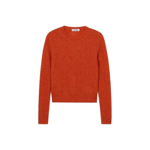 JIL SANDER FW23 Свитер Женский Оранжевый Новый Год Красный