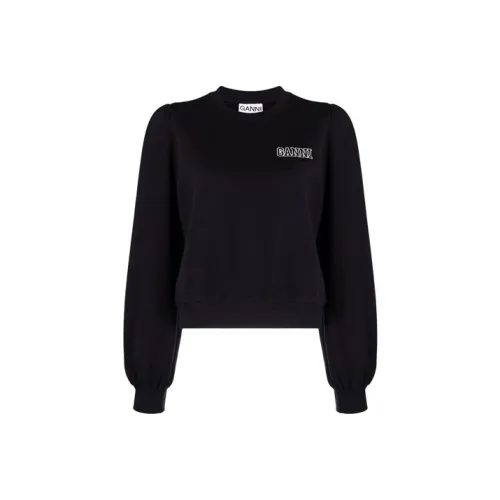 GANNI Черные Женские Свитшоты