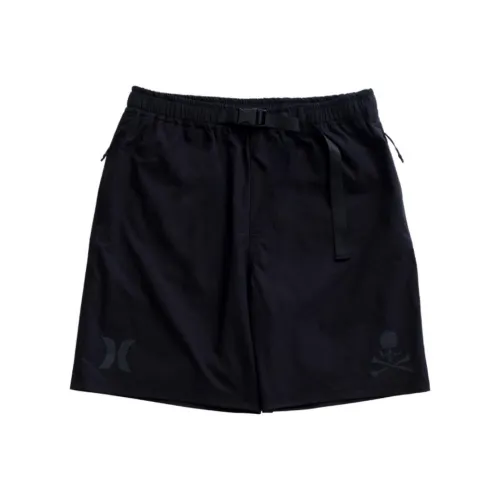 MASTERMIND WORLD Hurley Collaboration Черные Унисекс Повседневные шорты