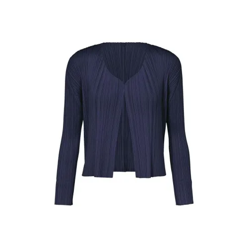PLEATS PLEASE ISSEY MIYAKE Трикотаж Женский Темно-синий
