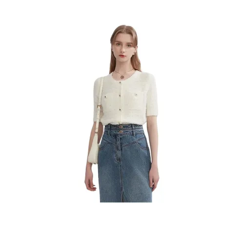 Caroline Экрю Женская Трикотажная Одежда