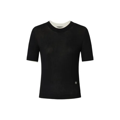 MO CO Черные Женские T-рубашки